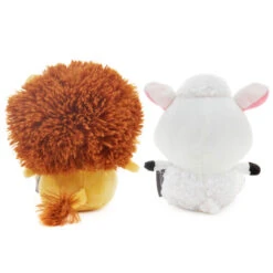Hallmark Better Together Lion And Lamb Magnetic Plush Pair, 5.25" 11 Hallmark Better Together Lion And Lamb Magnetic Plush Pair, 5.25" -Hallmark Lion and Lamb Magnetic Stuffed Animal Set 1KID3015 04