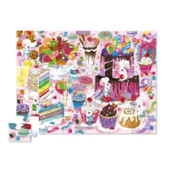 Crocodile Creek Let's Party 36-Piece Floor Puzzle -Hallmark Mice Eating Cake and Desserts 36Piece Floor Puzzle 40786 02