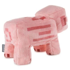 Hallmark Minecraft Pig Plush With Sound And Motion -Hallmark Minecraft Pink Plush Pig With Sound and Motion 1NIT1028 02