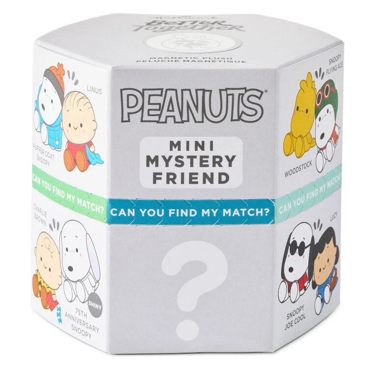 Hallmark Better Together Peanuts® 75th Anniversary Mystery Box Mini Magnetic Plush 3 Hallmark Better Together Peanuts® 75th Anniversary Mystery Box Mini Magnetic Plush