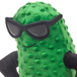 Hallmark Big Dill Pickle Plush With Sound And Motion, 13" -Hallmark Musical Dancing Dill Pickle in Sunglasses Plush Toy 1KID3032 04