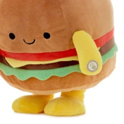 Hallmark Hamburger Plush With Sound And Motion, 10" -Hallmark Musical Dancing Hamburger Plush Toy 1KID3027 04