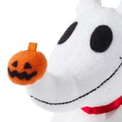 Hallmark Disney Tim Burton's The Nightmare Before Christmas Zero Zip-Along Plush -Hallmark Nightmare Before Christmas Zero Ghost Dog Plush Toy 1KHW1058 05