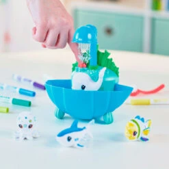 Crayola® Scribble Scrubbie Ocean Pets Lagoon Coloring Set 7 Crayola® Scribble Scrubbie Ocean Pets Lagoon Coloring Set -Hallmark Ocean Animal Figurines Color and Wash Creative Toy 11CRA2030 03