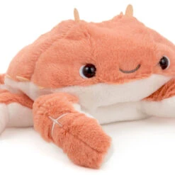 Hallmark Orange Crab Plush, 12.75" W -Hallmark Orange and White Crab Stuffed Animal 1KAM3005 03