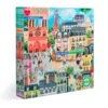 Eeboo Paris In A Day 1000-Piece Jigsaw Puzzle -Hallmark Paris in a Day 1000Piece Jigsaw Puzzle PZTPD2 01