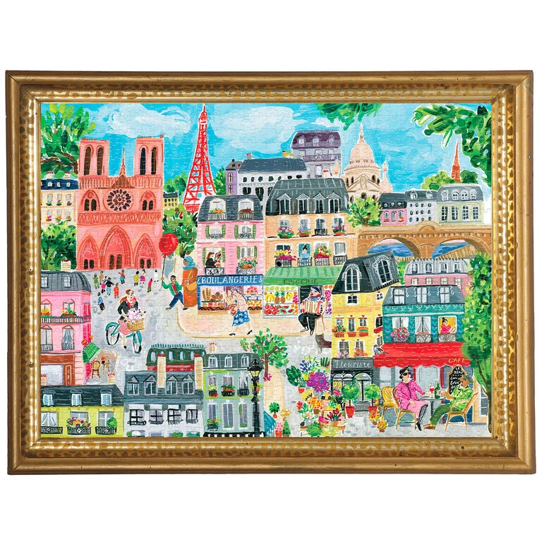 Eeboo Paris In A Day 1000-Piece Jigsaw Puzzle 3 Eeboo Paris In A Day 1000-Piece Jigsaw Puzzle - Image 2