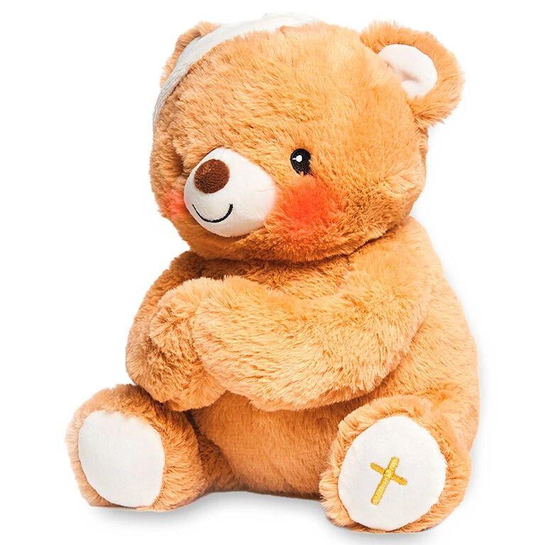 Paws For Prayer Bear Stuffed Animal With Music And Light, 10" H 4 Paws For Prayer Bear Stuffed Animal With Music And Light, 10" H - Image 2