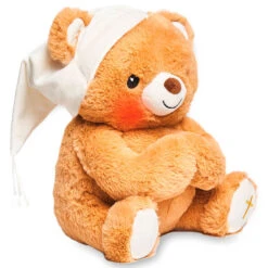 Paws For Prayer Bear Stuffed Animal With Music And Light, 10" H 7 Paws For Prayer Bear Stuffed Animal With Music And Light, 10" H -Hallmark Paws for Prayer Bear Plush With Music and Light CB86755 03