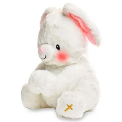 Paws For Prayer Bunny Stuffed Animal With Music And Light, 10" H -Hallmark Paws for Prayer Bunny Plush With Music and Light CB86751 03