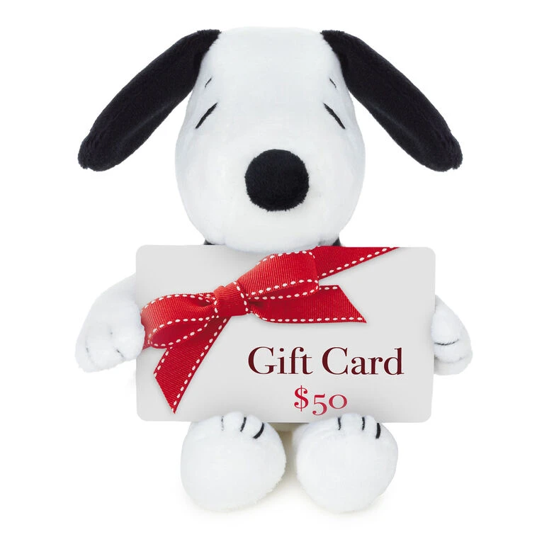 Hallmark Peanuts® Snoopy Plush Gift Card Holder, 4.2" 3 Hallmark Peanuts® Snoopy Plush Gift Card Holder, 4.2"