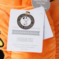 Hallmark Peanuts® Snoopy Peek-a-Boo Pumpkin Plush With Sound And Motion, 9.6" 15 Hallmark Peanuts® Snoopy Peek-a-Boo Pumpkin Plush With Sound And Motion, 9.6" -Hallmark Peanuts Snoopy Pumpkin Plush With Sound and Motion 1HGN1559 06