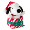 Hallmark Peanuts® Snoopy In Present Zip-Along Plush Toy -Hallmark Peanuts ZipAlong Snoopy in Wrapped Present Plush Toy 1KCX3020 01