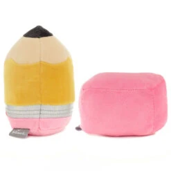 Hallmark Better Together Pencil And Eraser Magnetic Plush Pair, 6" -Hallmark Pencil and Eraser Magnetic Stuffed Animal Set 1KID3018 04