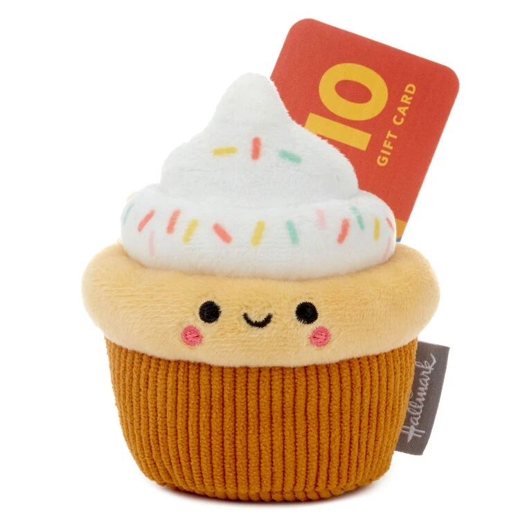 Hallmark Cupcake Plush Gift Card Holder 3 Hallmark Cupcake Plush Gift Card Holder