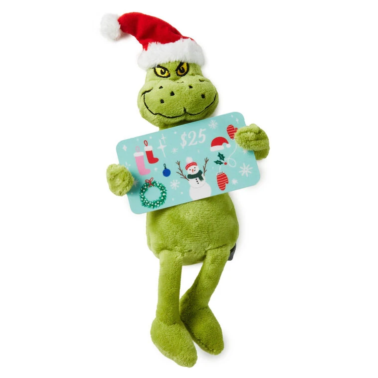 Hallmark Dr. Seuss's How The Grinch Stole Christmas!™ Plush Grinch Gift Card Holder 3 Hallmark Dr. Seuss's How The Grinch Stole Christmas!™ Plush Grinch Gift Card Holder - Image 2