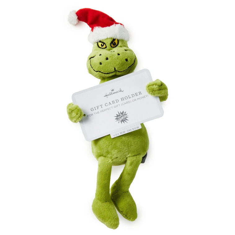 Hallmark Dr. Seuss's How The Grinch Stole Christmas!™ Plush Grinch Gift Card Holder 5 Hallmark Dr. Seuss's How The Grinch Stole Christmas!™ Plush Grinch Gift Card Holder - Image 4