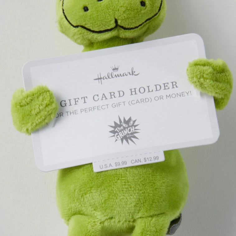 Hallmark Dr. Seuss's How The Grinch Stole Christmas!™ Plush Grinch Gift Card Holder 6 Hallmark Dr. Seuss's How The Grinch Stole Christmas!™ Plush Grinch Gift Card Holder - Image 5
