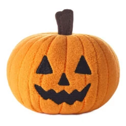 Hallmark Zip-Along Jack-o'-Lantern Plush Toy