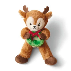 Hallmark Reindeer With Wreath Plush, 6"