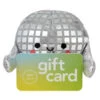 Hallmark Disco Ball Plush Gift Card Holder -Hallmark Plush Silver Disco Ball Gift Card Holder 1KGC1002 01