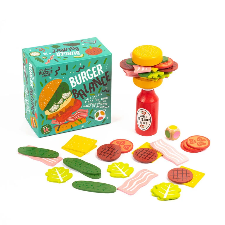 Professor Puzzle Burger Balance Stacking Game 4 Professor Puzzle Burger Balance Stacking Game - Image 2