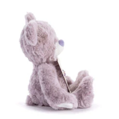 Demdaco Friendship Lavender Plush Bear With Hearts Bracelet -Hallmark Purple Bear Stuffed Animal With Hearts Bracelet 5004820209 04