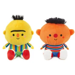 Hallmark Better Together Sesame Street Bert And Ernie Magnetic Plush Pair, 5.25" H -Hallmark Sesame Street Bert and Ernie Magnetic Plush 1BTG1028 03