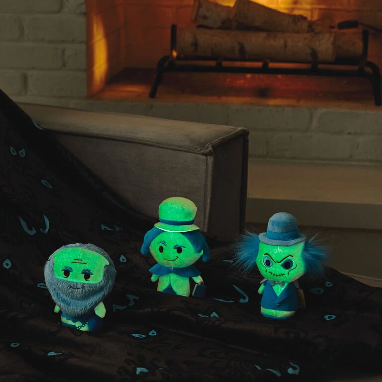 Hallmark Itty Bittys® Disney The Haunted Mansion Ghosts Glow-in-the-Dark Plush, Set Of 3 4 Hallmark Itty Bittys® Disney The Haunted Mansion Ghosts Glow-in-the-Dark Plush, Set Of 3 - Image 2