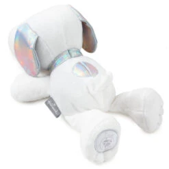 Hallmark Peanuts® 75th Anniversary Floppy Snoopy Plush, 11" -Hallmark Silver and White Floppy Snoopy Stuffed Animal 1PAJ4701 02