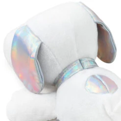 Hallmark Peanuts® 75th Anniversary Floppy Snoopy Plush, 11" -Hallmark Silver and White Floppy Snoopy Stuffed Animal 1PAJ4701 05