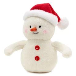 Hallmark Snowman In Santa Hat Plush Gift Card Holder, 5" -Hallmark Snowman in Santa Hat Gift Card Holder Stuffed Animal 1KCX3016 03