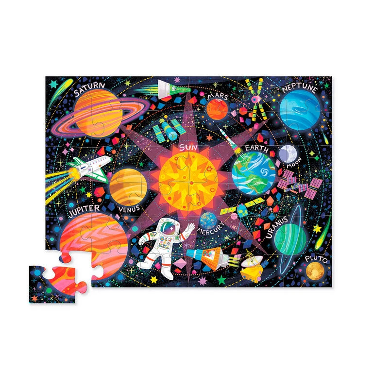 Crocodile Creek Space Explorer 36-Piece Puzzle 4 Crocodile Creek Space Explorer 36-Piece Puzzle - Image 2