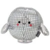 Hallmark Spinning Disco Ball Plush With Sound And Motion, 8" 2 Hallmark Spinning Disco Ball Plush With Sound And Motion, 8" -Hallmark Spinning Silver Disco Ball Plush Toy With Music 1KID3026 01