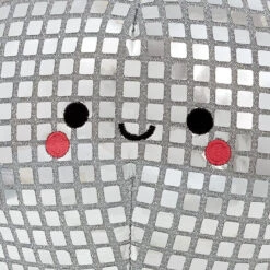 Hallmark Spinning Disco Ball Plush With Sound And Motion, 8" 11 Hallmark Spinning Disco Ball Plush With Sound And Motion, 8" -Hallmark Spinning Silver Disco Ball Plush Toy With Music 1KID3026 05