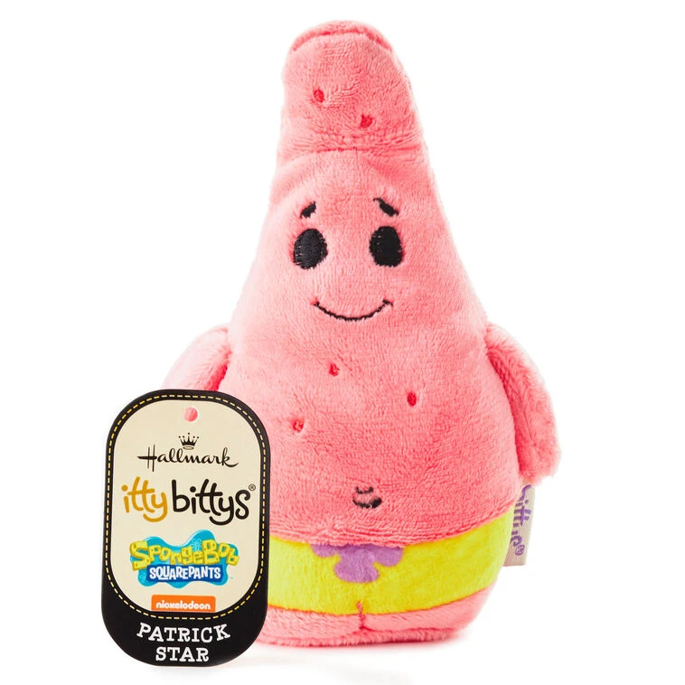 Hallmark Itty Bittys® Nickelodeon SpongeBob SquarePants Patrick Star Plush 4 Hallmark Itty Bittys® Nickelodeon SpongeBob SquarePants Patrick Star Plush - Image 2