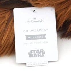 Hallmark Star Wars™ Chewbacca™ Plush With Sound, 11" 11 Hallmark Star Wars™ Chewbacca™ Plush With Sound, 11" -Hallmark Star Wars Chewbacca Stuffed Animal With Sound 1SHP2188 05