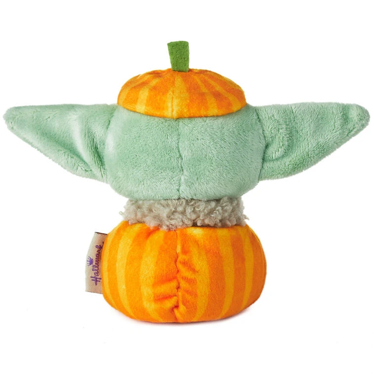 Hallmark Itty Bittys® Star Wars: The Mandalorian™ Grogu™ Jack-o'-Lantern Plush 5 Hallmark Itty Bittys® Star Wars: The Mandalorian™ Grogu™ Jack-o'-Lantern Plush - Image 3