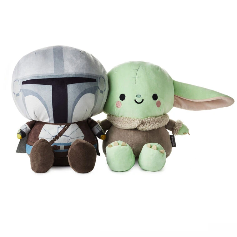 Hallmark Large Better Together Star Wars: The Mandalorian™ And Grogu™ Magnetic Plush Pair, 10.5" 3 Hallmark Large Better Together Star Wars: The Mandalorian™ And Grogu™ Magnetic Plush Pair, 10.5"