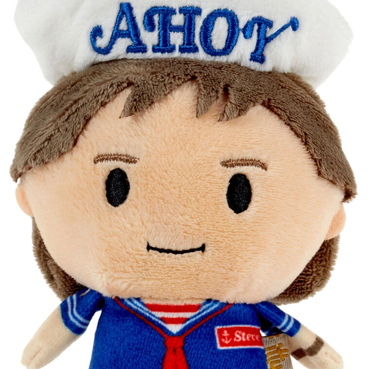 Hallmark Itty Bittys® Netflix Stranger Things Steve And Robin Scoops Ahoy Plush, Set Of 2 5 Hallmark Itty Bittys® Netflix Stranger Things Steve And Robin Scoops Ahoy Plush, Set Of 2 - Image 3