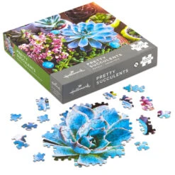 Hallmark Pretty Succulents 1,000-Piece Puzzle -Hallmark Succulent Plants 1000Piece Puzzle 1PUZ1028 02