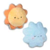 Hallmark Sun And Cloud Two-Sided Plush, 13" -Hallmark Sun on Front and Cloud on Back Plush Character 1KID3020 01