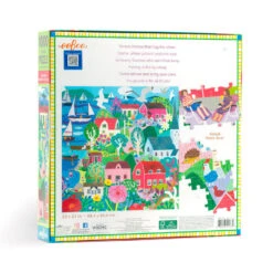 Eeboo Swedish Fishing Village 1000-Piece Jigsaw Puzzle -Hallmark Swedish Fishing Village 1000Piece Jigsaw Puzzle PZTSWD 03