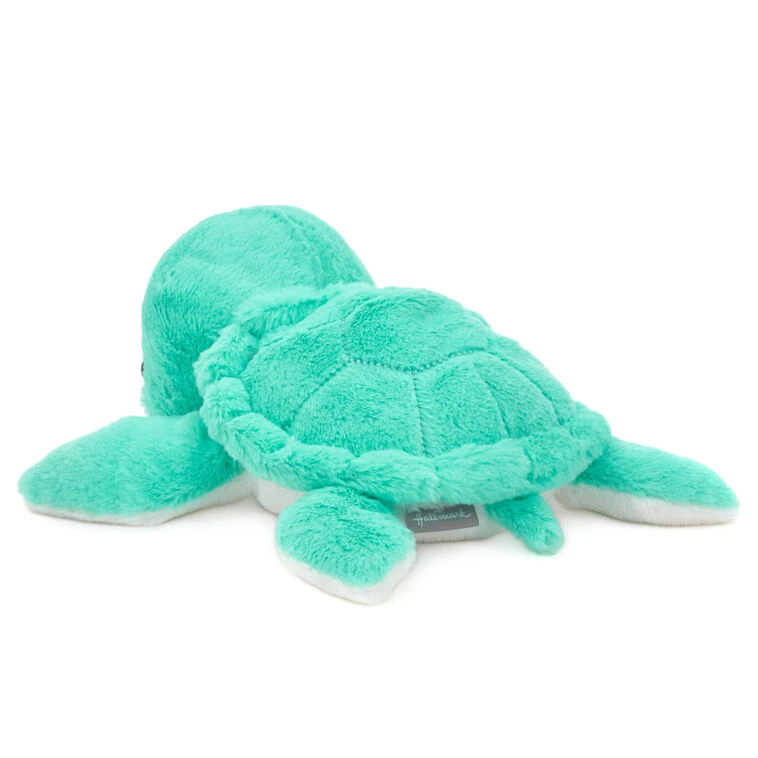 Hallmark Turquoise Sea Turtle Plush, 8" L 4 Hallmark Turquoise Sea Turtle Plush, 8" L - Image 2