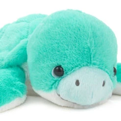 Hallmark Turquoise Sea Turtle Plush, 8" L 8 Hallmark Turquoise Sea Turtle Plush, 8" L -Hallmark Turquoise and White Sea Turtle Stuffed Animal 1KAM3004 03