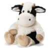 Warmies Heatable Scented Black And White Cow Stuffed Animal, 13"
