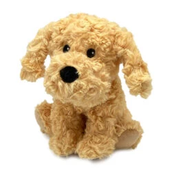 Intelex Warmies Golden Dog Scented Stuffed Animal, 9"