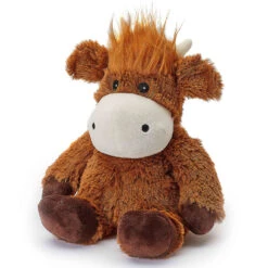 Intelex Warmies Highland Cow Scented Stuffed Animal, 13"