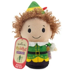 Hallmark Itty Bittys® Elf Buddy The Elf™ Plush With Sound -Hallmark itty bittys Buddy the Elf Plush With Sound 1KCX1096 02