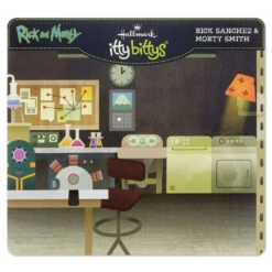 Hallmark Itty Bittys® Rick And Morty Plush, Set Of 2 -Hallmark itty bittys Rick and Morty Plush 1KDD2154 07